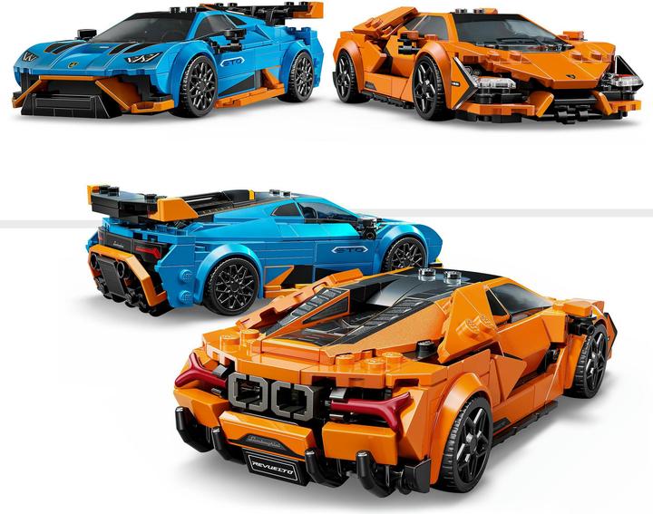 Produktbild LEGO Lamborghini Revuelto und Huracán STO (77238, LEGO Speed Champions)
