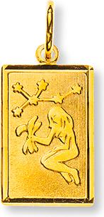 Natsumi Schmuck Anhänger Sternzeichen Jungfrau Gelbgold 18K/750 (750/18 K Gelbgold)