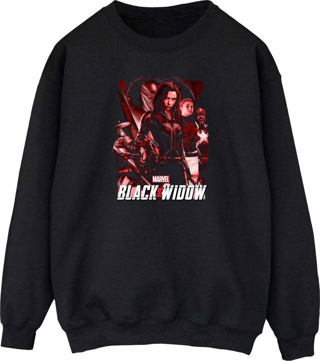 Black Widow Movie Red Group Sweatshirt