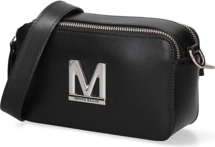 Actual product image Marc Ellis **Damen Umhängetasche Made In Italy - Modell Liviana Prime - 100% Leder** - 20.0 X 12.0 X 8.0 Cm