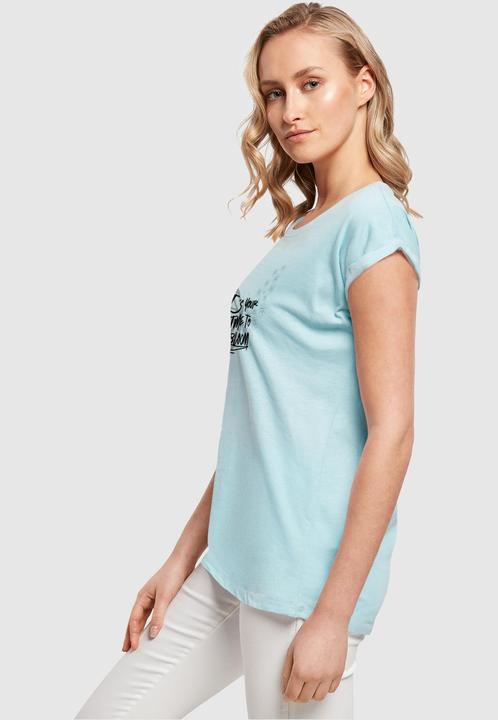 Actual product image Merchcode Ladies Its Your Time To Bloom Extended Shoulder Tee - 112545 (XL)