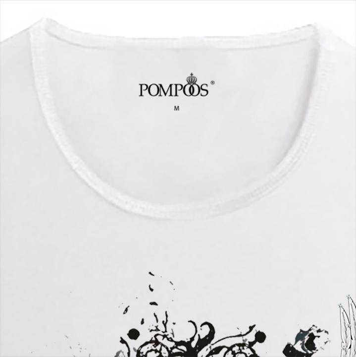 Immagine prodotto Pompöös T-shirt uomo "Kissing Mouth" - edizione limitata uomo - taglia XL (XL)