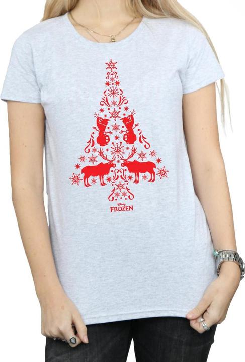 Immagine prodotto Disney Frozen Christmas Tree Maglietta Donna (XL)