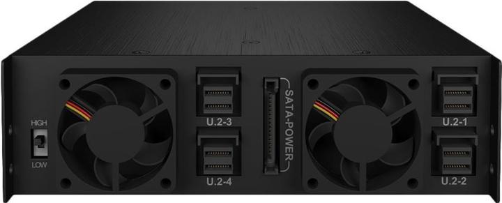 Produktbild Icy Box Backplane 4x 2.5" U.2 SSD IB-2242U2K 4xU.2/Mini SAS HD - 2,5"