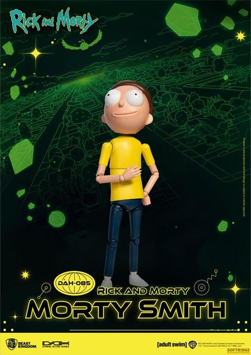 Actual product image Beast Kingdom Rick and Morty Dynamic 8ction Heroes Action Figure 1/9 Morty Smith 23 cm