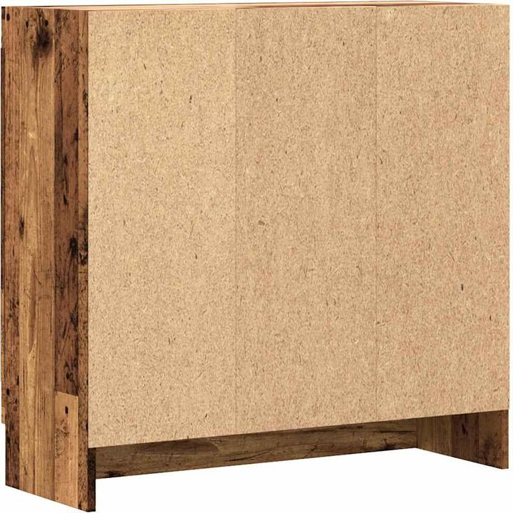 Image du produit VidaXL Bücherschrank Altholz-Optik 82,5x30,5x80 cm Holzwerkstoff (82,5 x 30,5 x 80 cm)