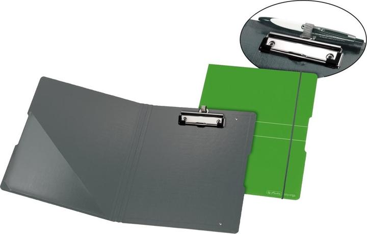 Actual product image Herlitz Clipboard folder Polyfoam A4 apple Sifthalter Gummizu (24 x 33 cm)