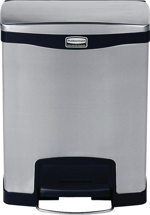 Produktbild Rubbermaid Edelstahl-Tretabfallsammler (30 l)