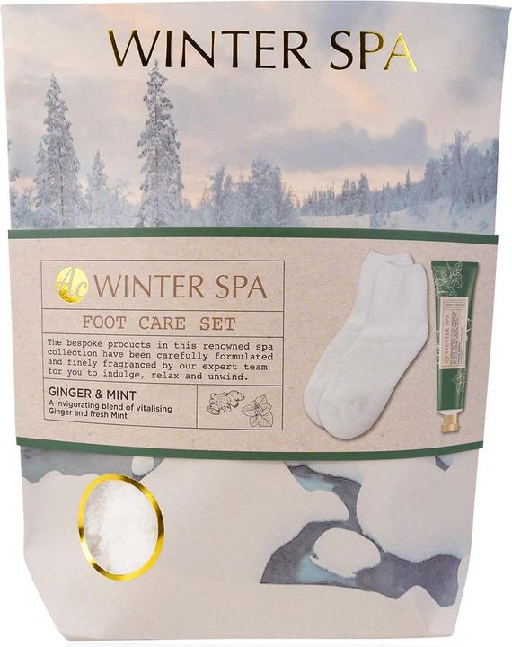Accentra Pflegeset für die Füsse WINTER SPA in Geschenkverpackung, mit Kuschelsocken (60 ml)