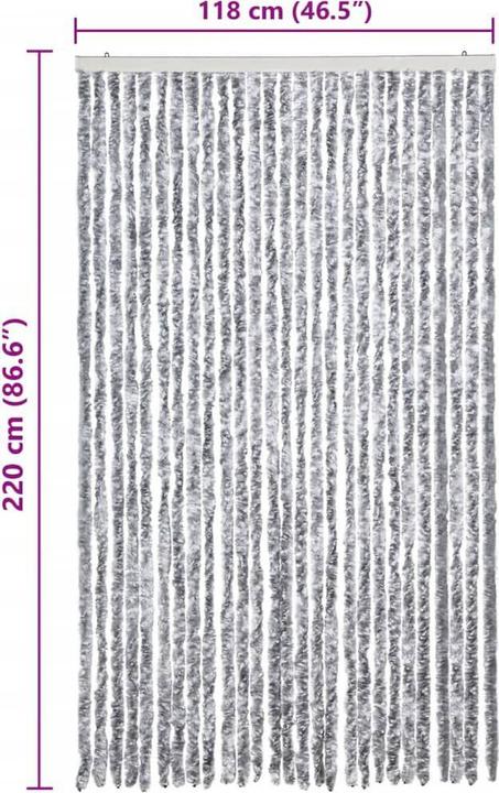 Actual product image VidaXL Fliegengitter (120 x 220 cm)