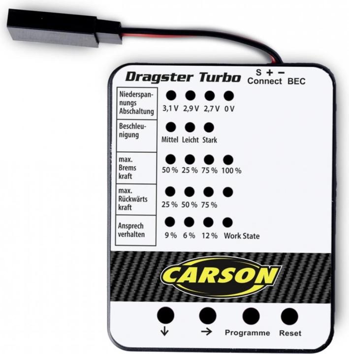 Image du produit Carson 1:10 BL Set Dragster Turbo Program Card