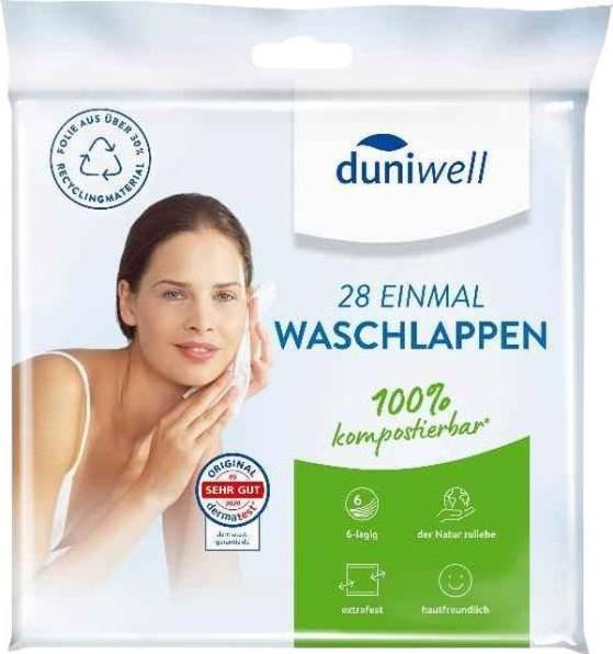 Produktbild Duniwell Einmalwaschlappen Komp 28st Pk (924 ml)