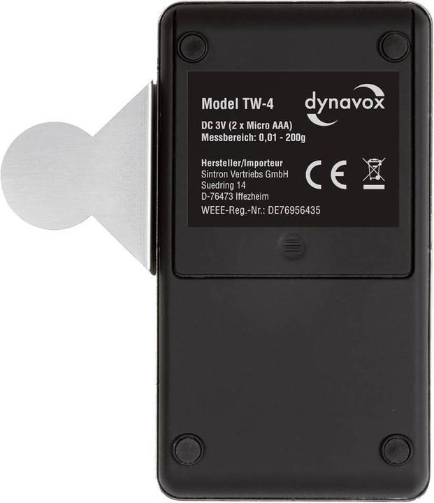 Actual product image Dynavox Electronic tonearm scale TW-4 (Tonearm)