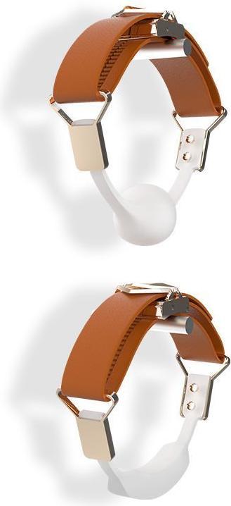 Actual product image Lockink BallGag & Gagbite Set braun