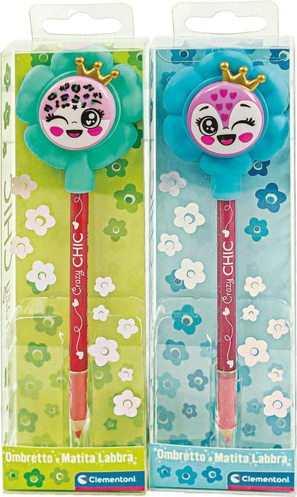 Clementoni Crazy Chic Lidschatten und Lipliner Flower - Türkis