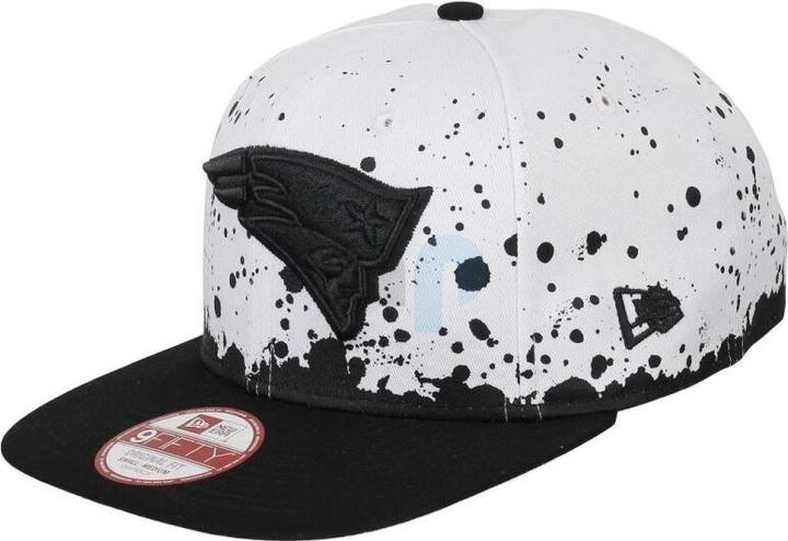 New Era NFL - New England Patriots - Splatter Hat 9fifty Cap Weiss ML (59)