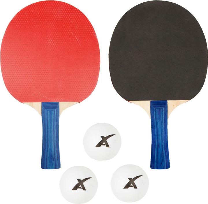 Adrenix Tischtennis-Set 2 Schläger & 3 Bälle in Tasche (5 Stk.)