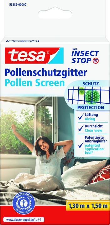 Immagine prodotto tesa Griglia anti-polline, per chi soffre di allergie, richiudibile con nastro velcro autoadesivo (130 x 150 cm)
