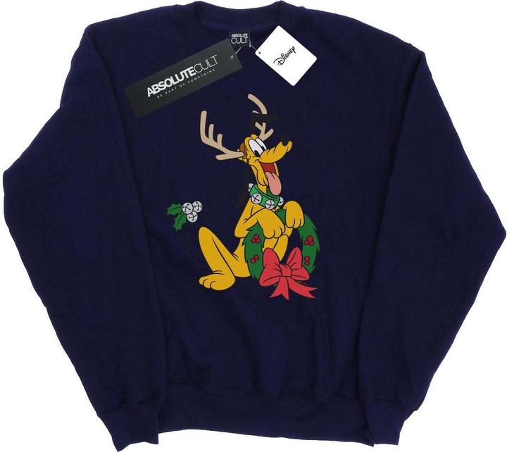 Disney Pluto Christmas Reindeer Sweatshirt (XL)