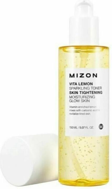 Actual product image Mizon Vita Lemon Sparkling Toner Moisturizng & Glow Skin musujący toner do twarzy Lemon 150ml (150 ml)