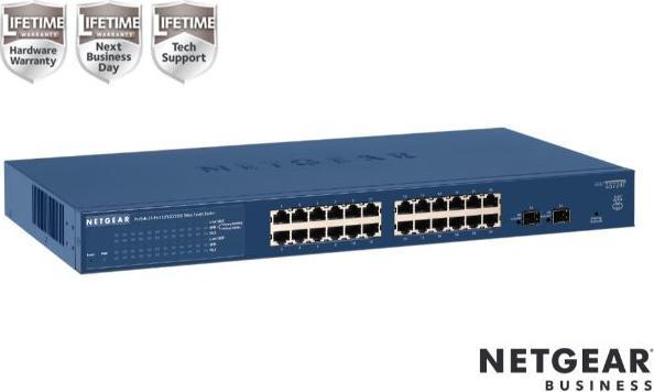 Actual product image Netgear GS724T (24 Ports)