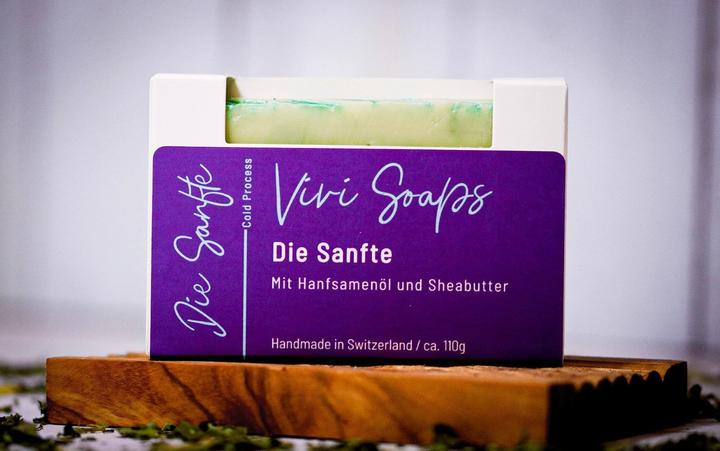 Actual product image Vivi Soaps Gentle hemp oil soap (Hard soap)