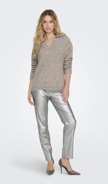 Actual product image Only ONLEMILY Gerade geschnitten Hose in Lederoptik Hose in Lederoptik (32)