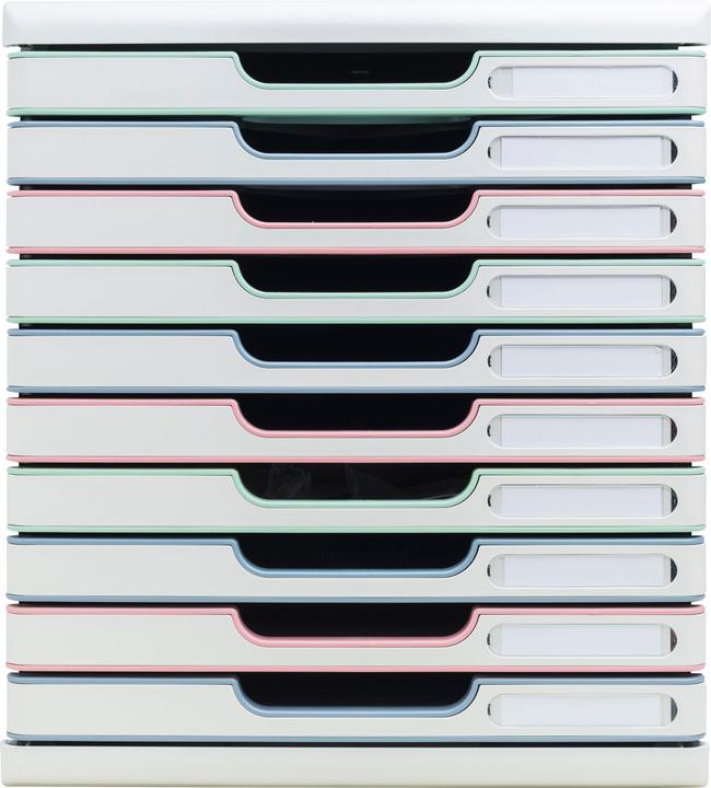 Image du produit Exacompta Schubladenbox Modulo, 10 Schubladen, AutentiK (A4)