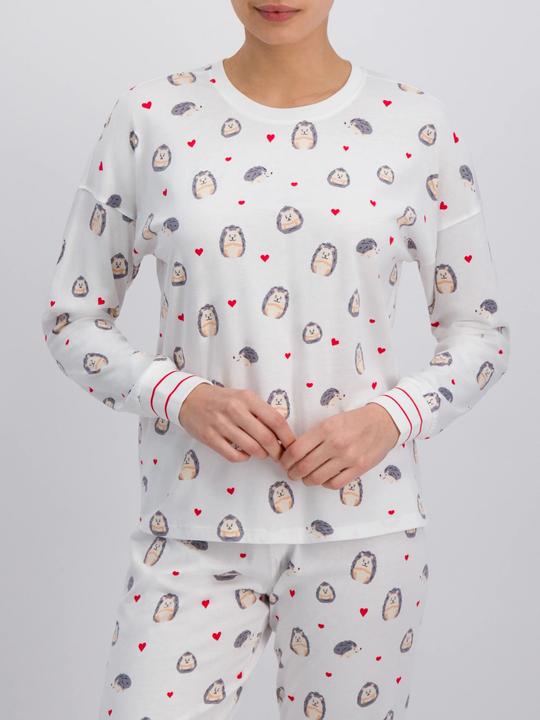 Actual product image Pj Salvage Pyjama top "Be mine" offwhite (XS)