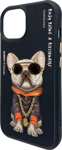 Image du produit Audi Nimmy case iPhone 15 6.1" black Glasses Cool Dog (Apple iPhone 15)