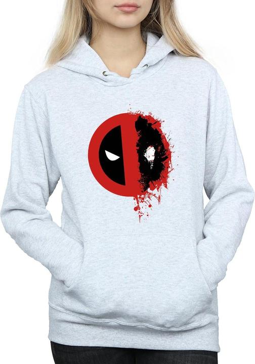Produktbild Deadpool Split Splat Logo Kapuzenpullover (L)