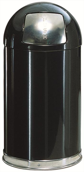 U.S. Push Can Poubelle à couvercle basculant (45 l)