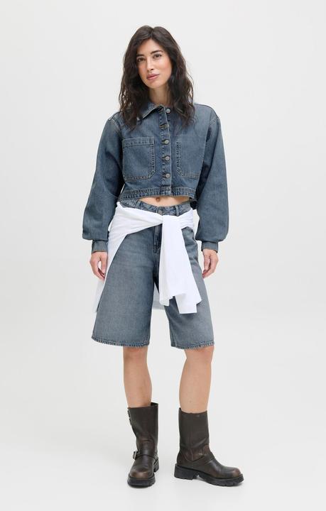 Immagine prodotto JJXX Normal geschnitten Hemdkragen Tief angesetzte Schulter Jeanshemd Jeanshemd (XS)