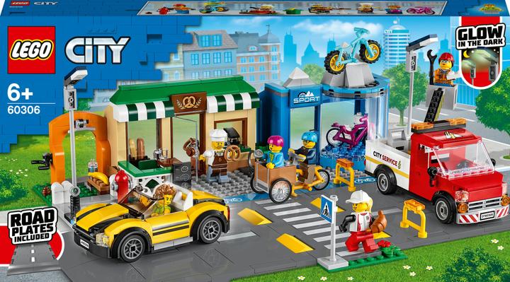 Produktbild LEGO Einkaufsstrasse mit Geschäften (60306, LEGO City)