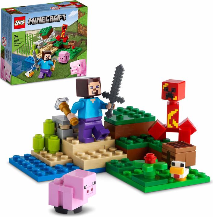 Produktbild LEGO Der Hinterhalt des Creeper (21177, LEGO Minecraft)