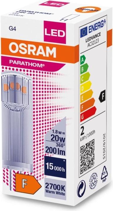 Actual product image Osram LED lamp (G4, 1.80 W, 220 lm, 1 x, F)