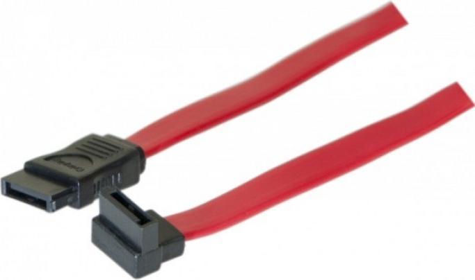Immagine prodotto Exertis Connect Cavo SATA III, 6 Gbit/s, 7pin SATA maschio / 7pin SATA femmina, angolato, circa 0,5 m per collegare