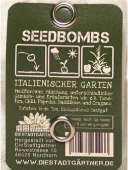 Produktbild Die Stadtgärtner Samenbomben Italienischer Garten (Samenbomben)