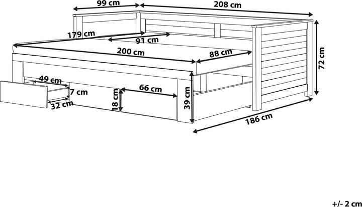 Actual product image Beliani Cahors (180 x 200 cm)