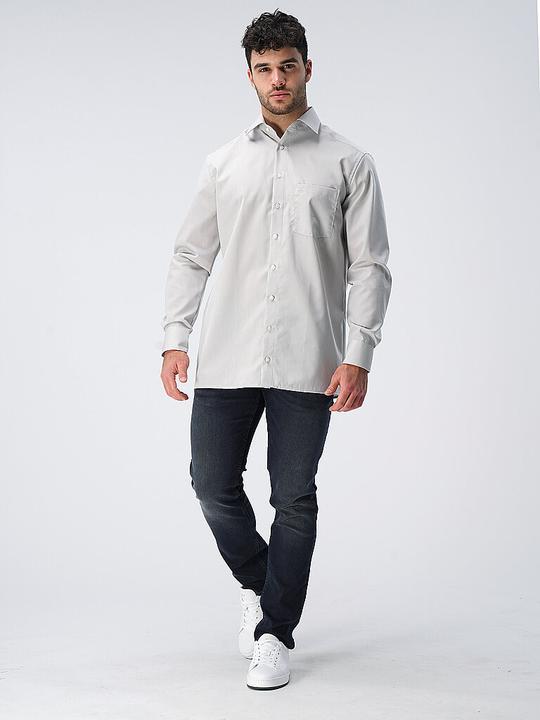 Immagine prodotto Olymp Camicia Luxor grey/ New Kent 1/1 arm Chambray Gr.44 (44)