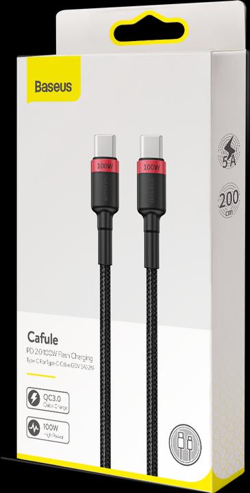 Actual product image Baseus Cafule Fast Charge Series (2 m, USB 2.0)