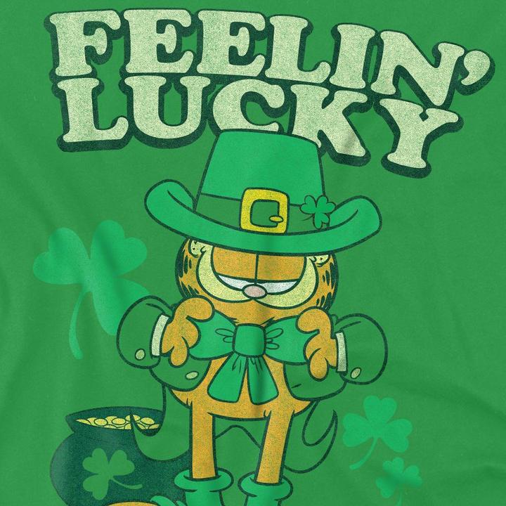 Immagine prodotto Garfield Feelin Lucky Maglietta Uomo (XL)