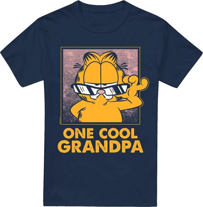 Garfield One Cool Grandpa TShirt Vatertag (L)