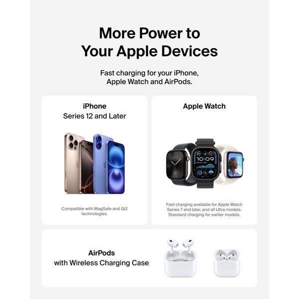 Productafbeelding Belkin Boost Charge Z-Fold 3-in-1 Qi2 (15 W)