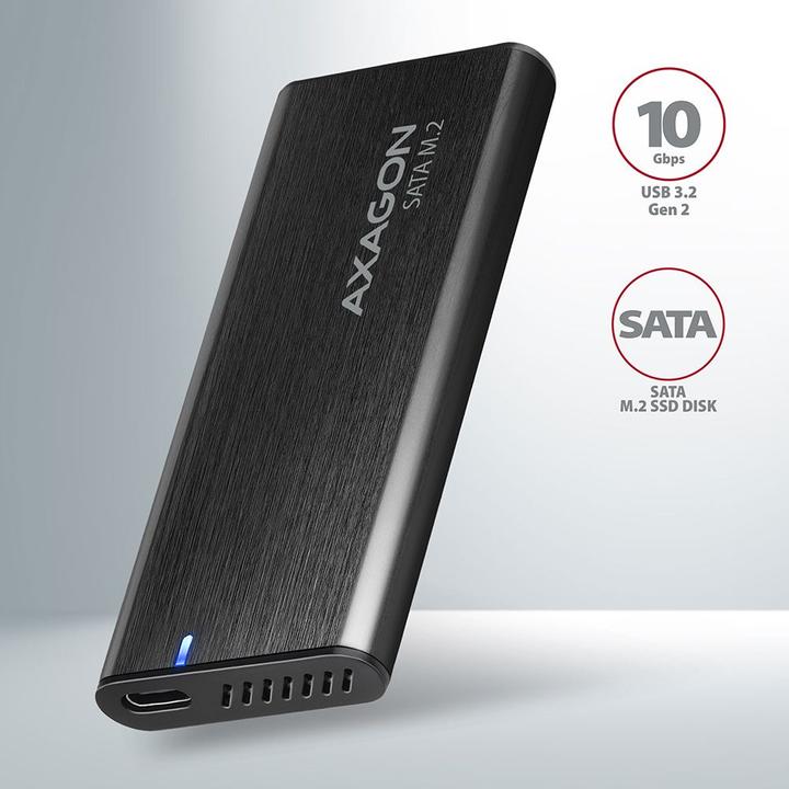 Immagine prodotto Axagon EEM2-SBC custodia esterna per SSD M.2 USB-C 3.2 Gen 2 (M.2 2280)
