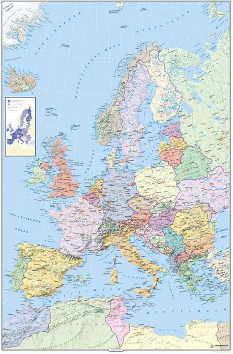 Produktbild Isostrade Europakarte politisch (61 x 91.5 cm)