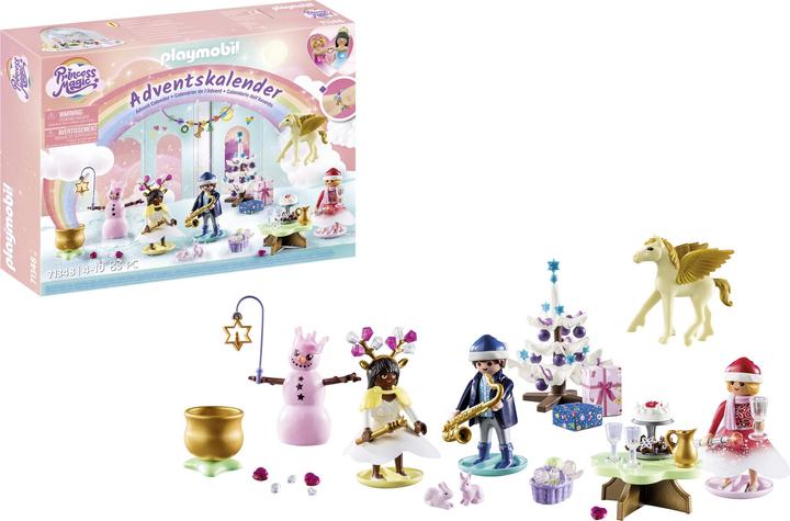 Actual product image Playmobil Advent Calendar "Christmas under the Rainbow