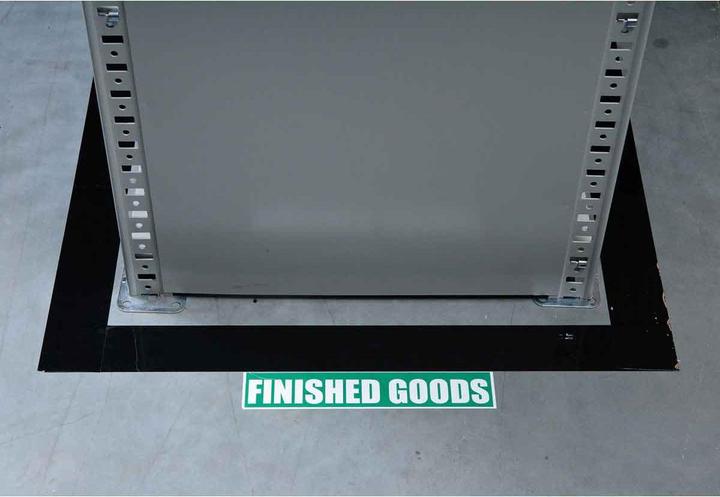 Actual product image Brady B-514, ToughStripe, floor marking tapes, polyester, yellow, 50.80 mm x 30.00 m, labelling: C