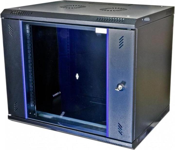 Wirewin Wandschrank 600X450X9U Pro 2nd Gen FP 19 / 9HE / Schwarz (9 HE, 19 Zoll Rack)