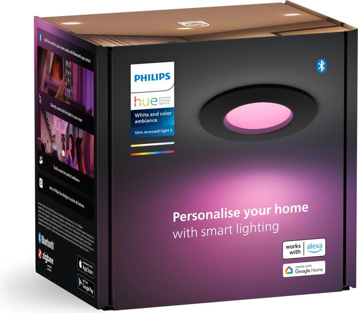 Productafbeelding Philips Hue White & Color Ambiance Slim Recessed (650 lm)